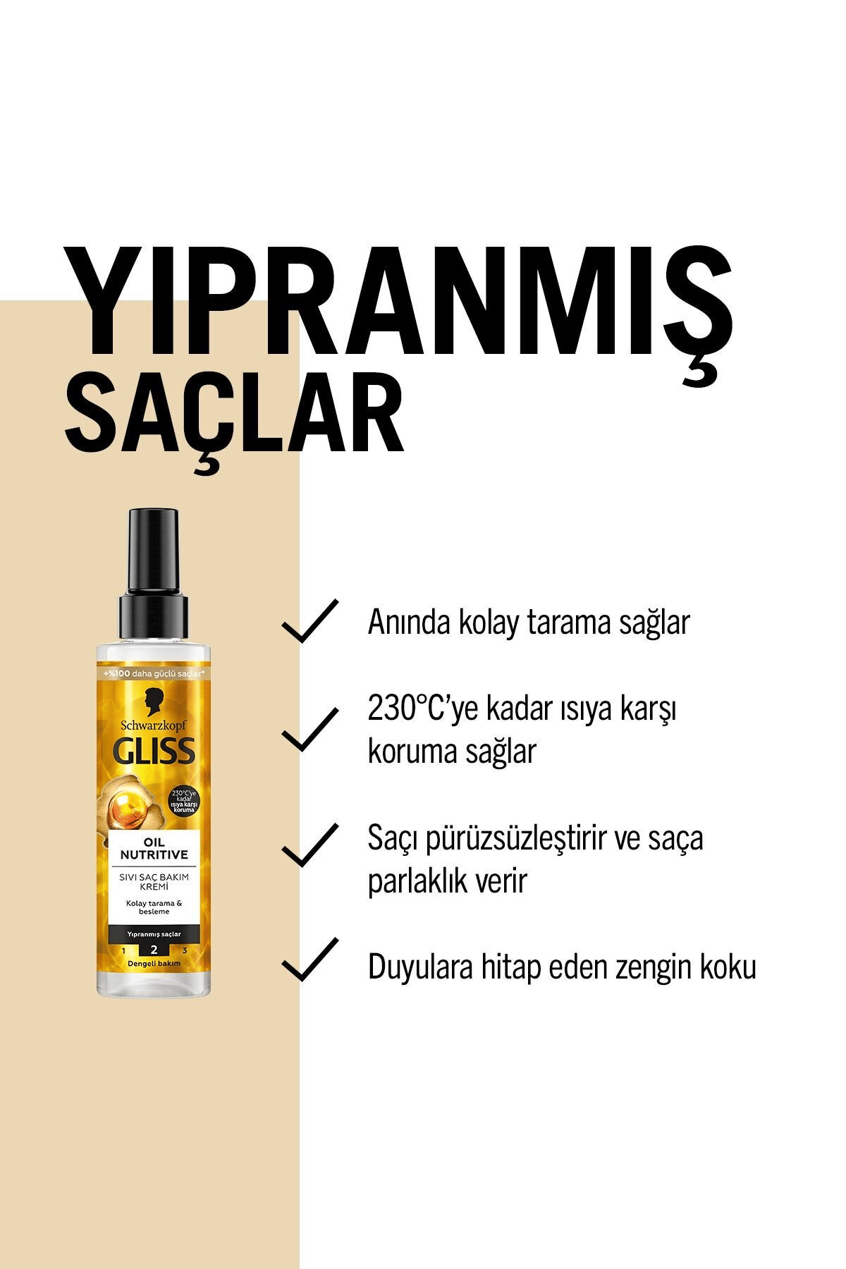 Sıvı Saç Kremi 200ml Oil Nutritive