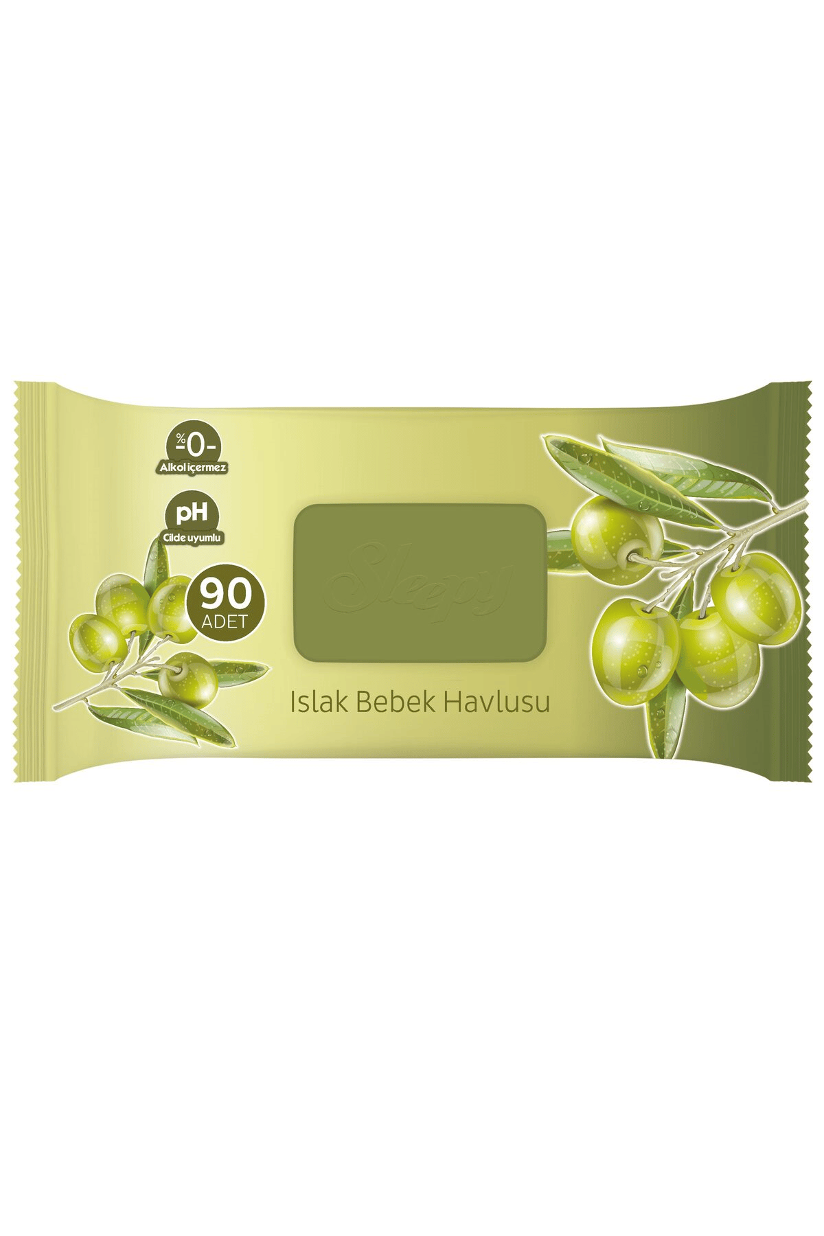 Sleepy Islak Havlu Zeytinyağlı 90'lı x24 Adet