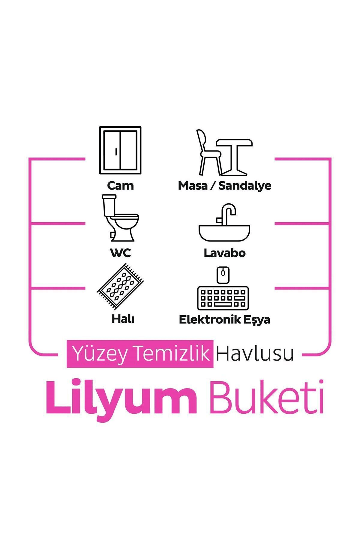 Sleepy Yüzey Temizlik Havlusu Lilyum Buketi 100'lü x3 Adet