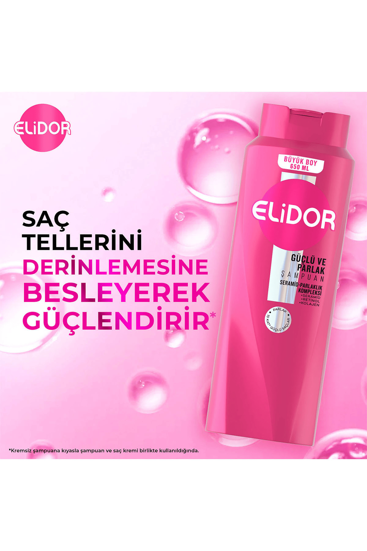 Superblend Saç Bakım Şampuanı Güçlü Ve Parlak E Vitamini Makademya Yağı Kolajen 650 ml X3