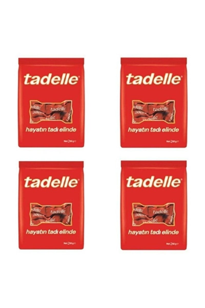 Tadelle Mini Fındık Dolgulu Sütlü Çikolata 200 Gr x4 Adet