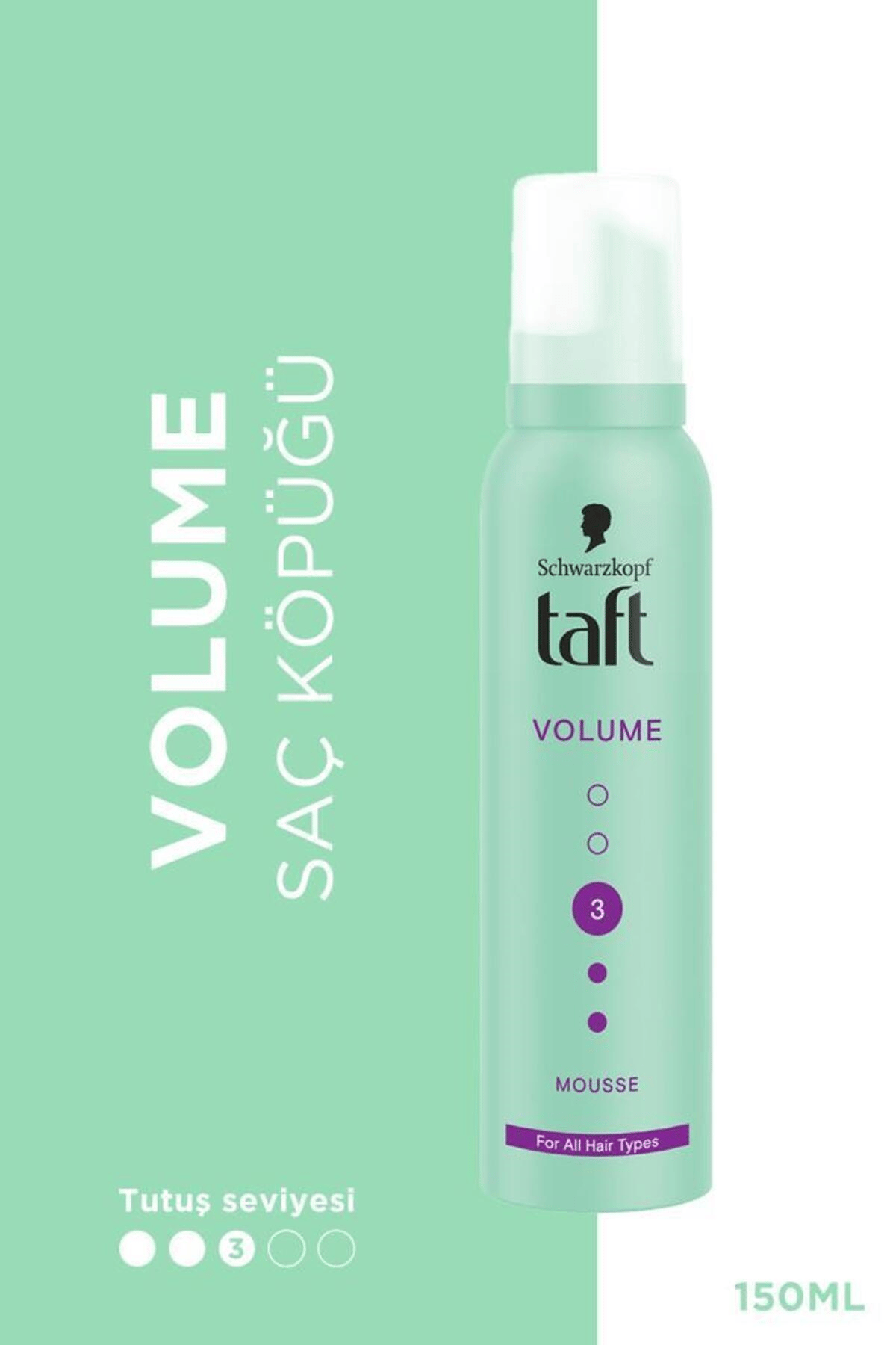 Taft True Volume Saç Köpüğü 150ml - Ekstra Hacim
