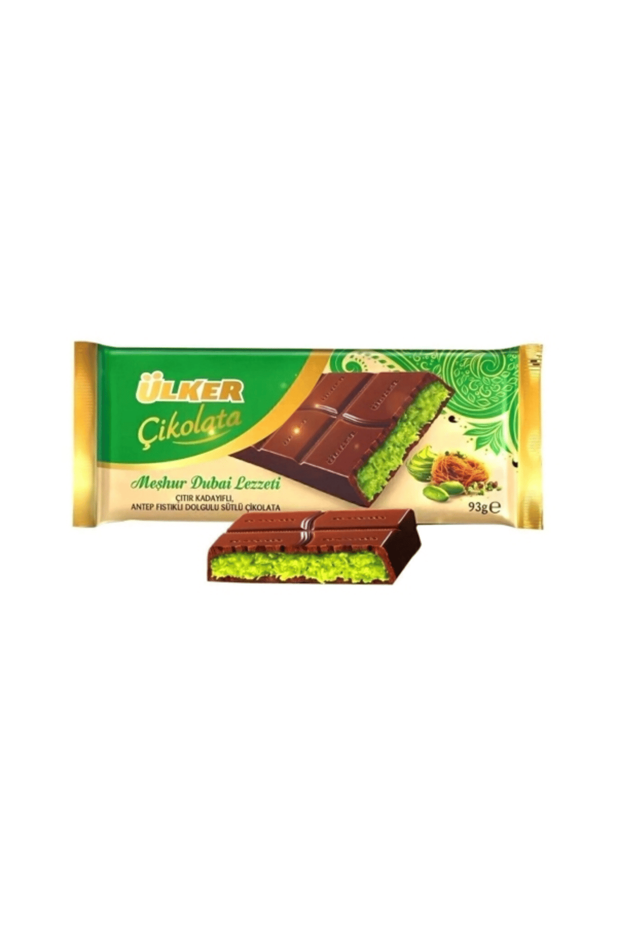 Ülker Meşhur Dubai Lezzeti Dubai Çikolatası 93 gr x 3 Adet