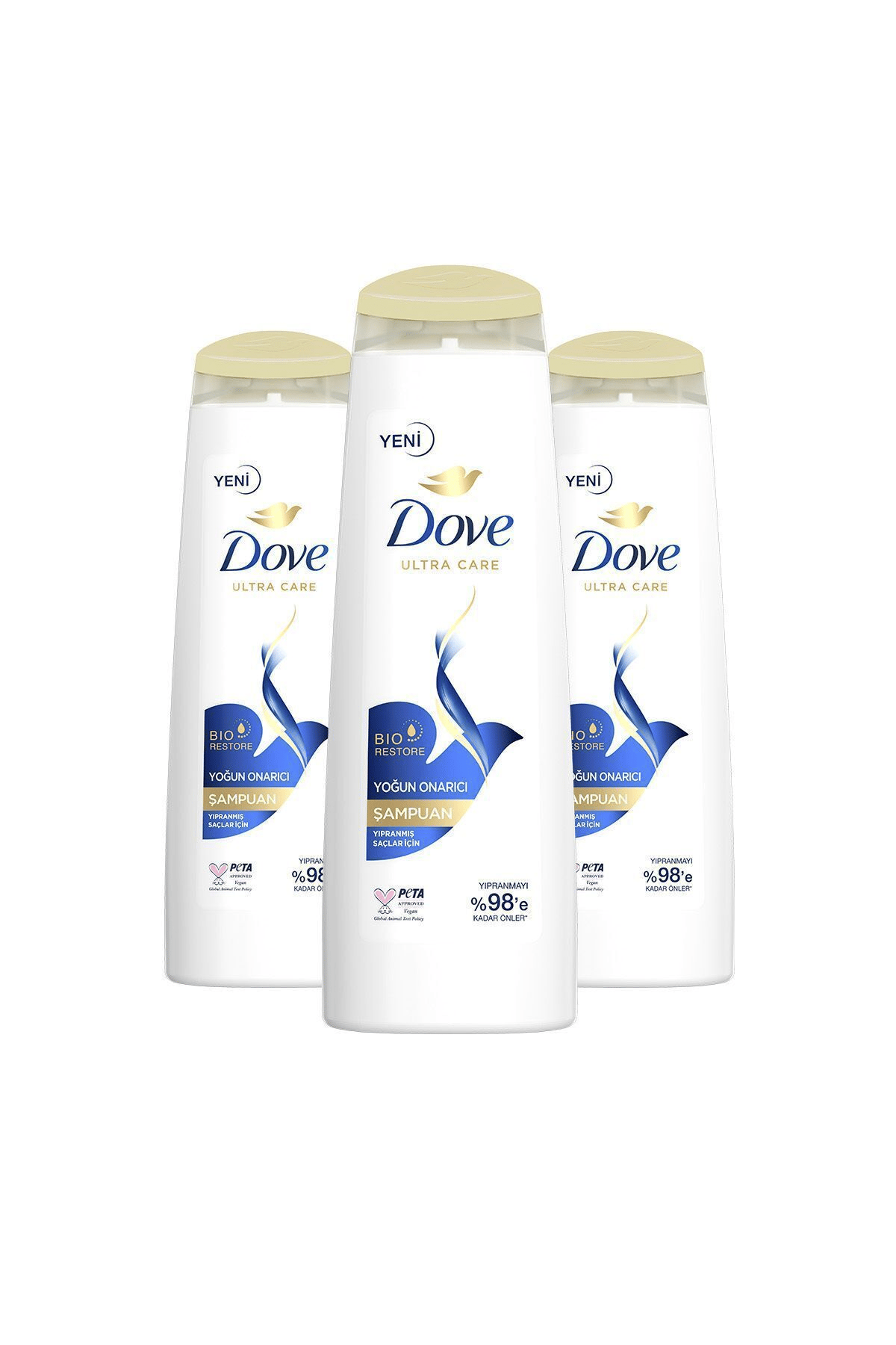 Ultra Care Saç Bakım Şampuanı Yoğun Onarıcı Yıpranmış Saçlar Için 400 ml X3 Adet