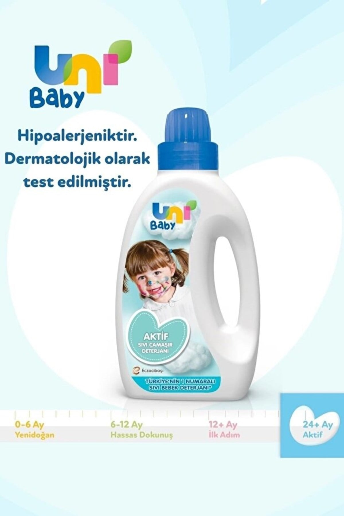 Uni Baby Çamaşır Deterjanı 1500 ml x 3 adet