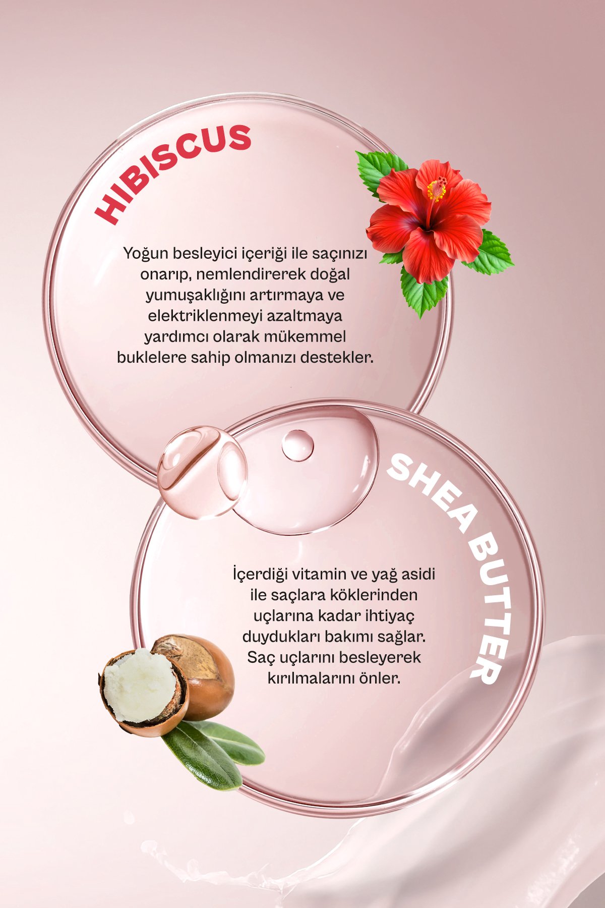 Urban Care Hibiscus & Shea Butter Kıvırcık ve Dalgalı Saçlara Özel Durulanmayan Bakım Kremi-vegan-175ml