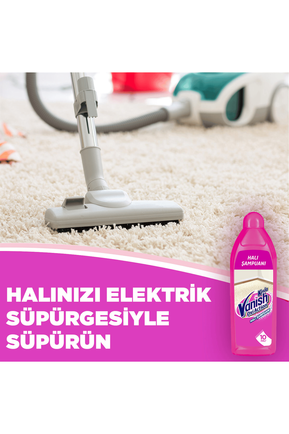 Vanish Kosla Halı Şampuanı Makine Yıkama 850ml