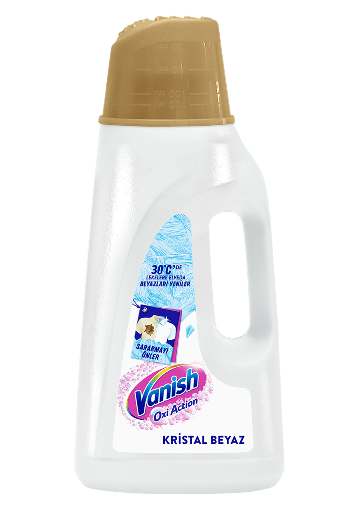 Vanish Oxi Action Multipower Kristal Beyaz Beyazlar İçin Sıvı Deterjan Güçlendirici Leke Çıkarıcı 2000ml