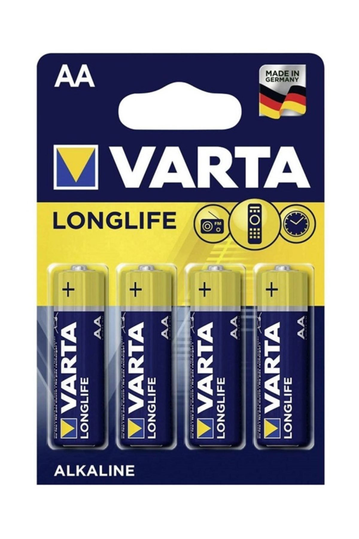 Varta Longlife Extra Alkalin Kalem Pil - Aa - 4'lü