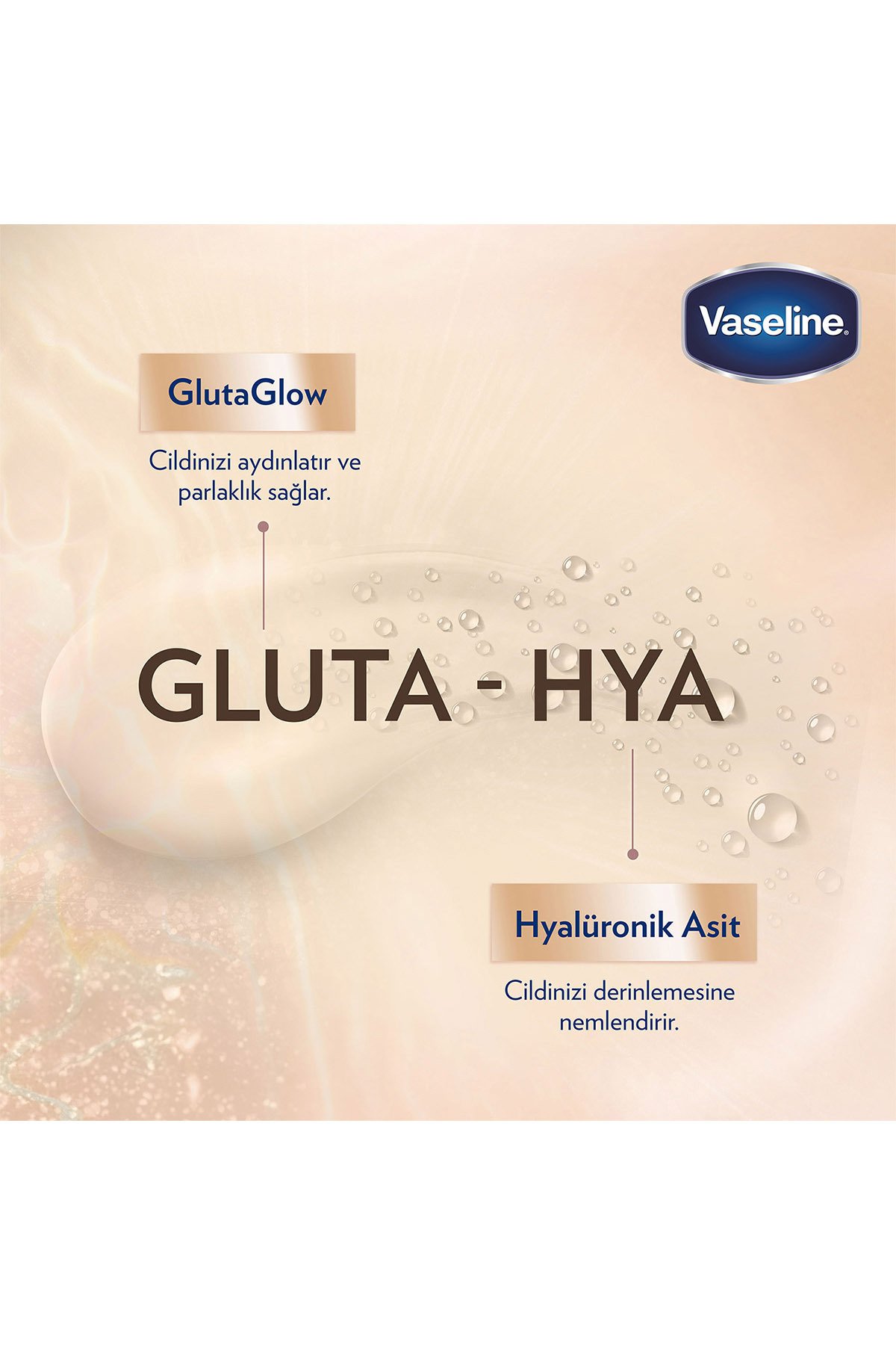 Vaseline Gluta Hya Serum Etkili Uv Vücut Losyonu Leke Karşıtı Ve Aydınlatıcı 200 ml X2