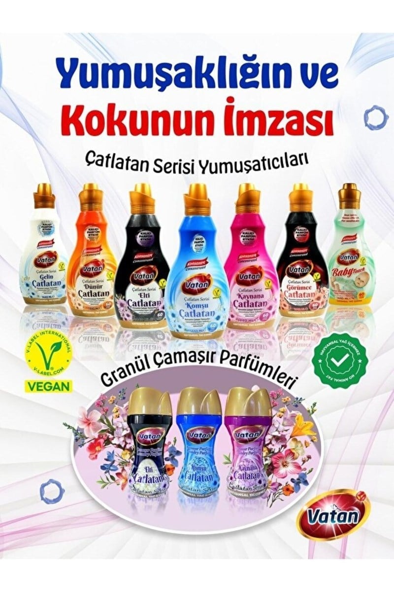 Vatan Granül Çamaşır Parfümü Komşu Çatlatan 210 gr.