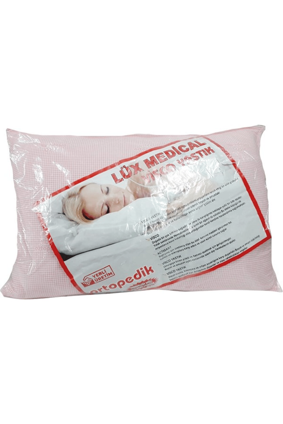 Visco Yastık Lüx Medikal Renkli Ortopedik 50x70cm 