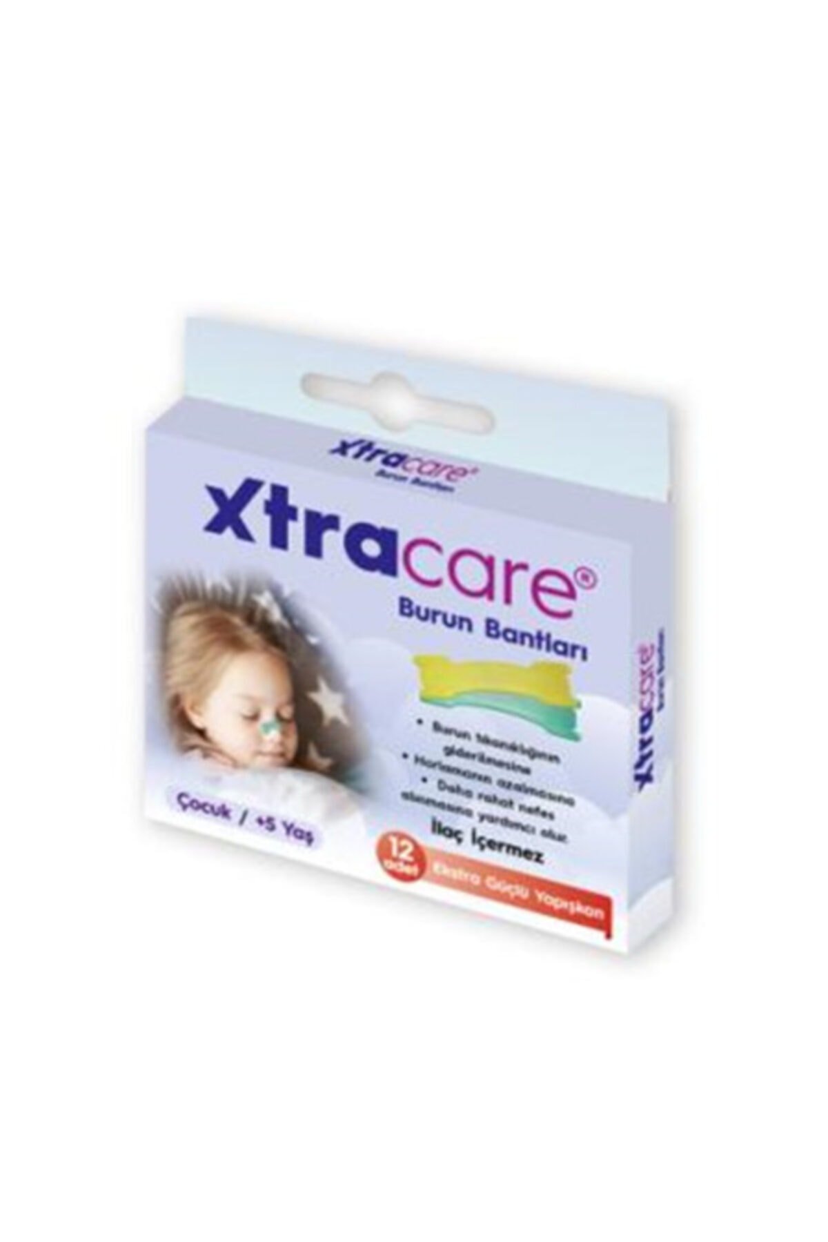 Xtracare 5+ Çocuk Burun Bandı 12'li 