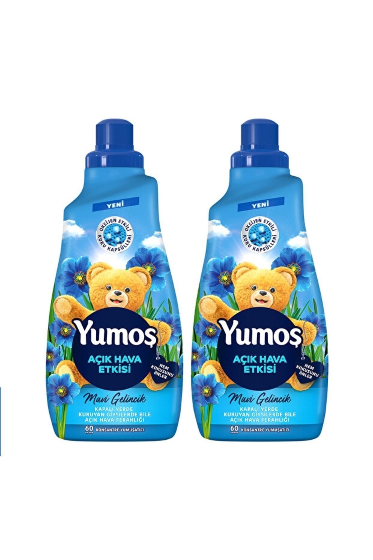 Yumoş Açık Hava Etkisi Konsantre Çamaşır Yumuşatıcısı  1440 Ml x2