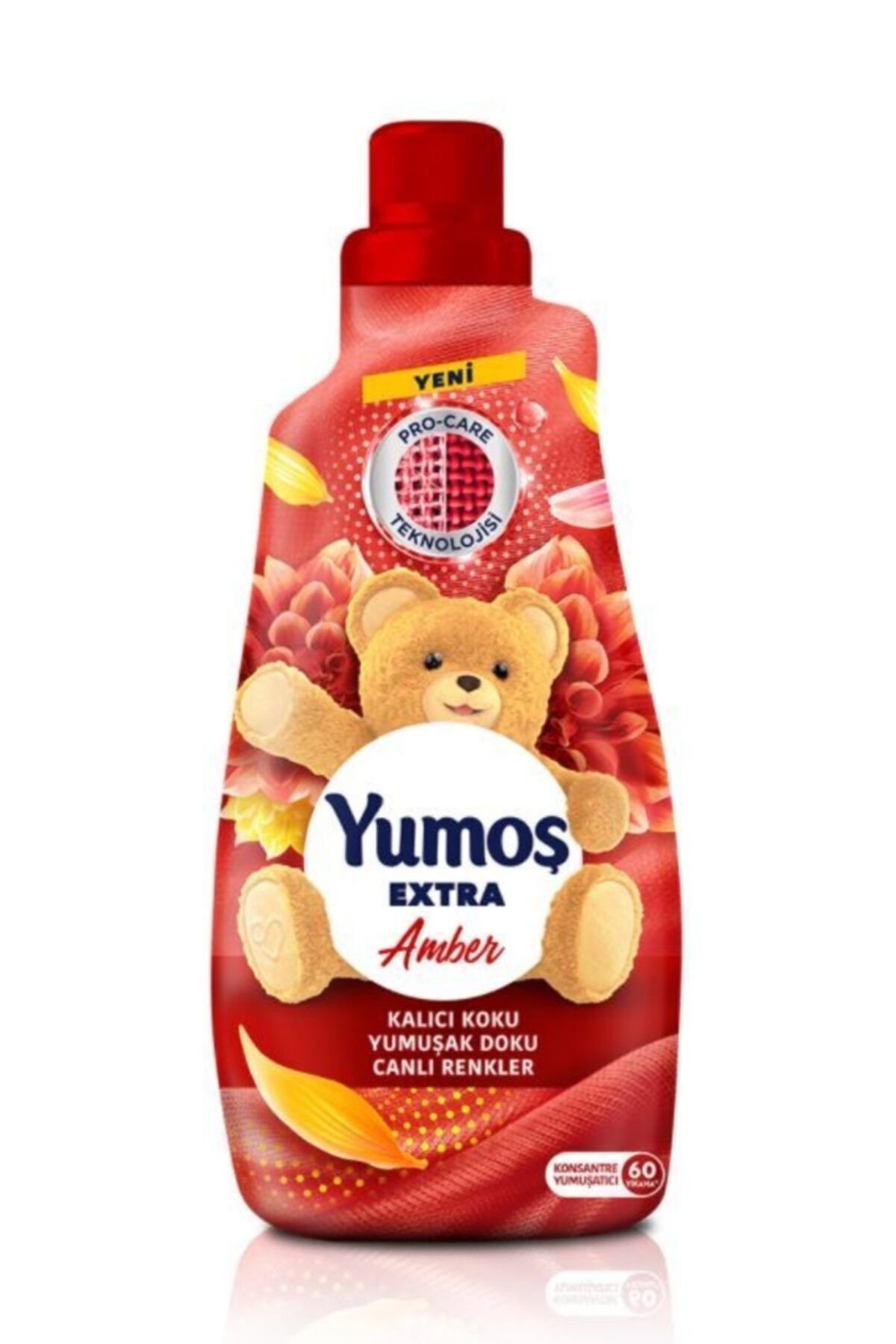 Yumoş Extra Konsantre Çamaşır Yumuşatıcısı Amber (Kırmızı) 1440 ml 60 Yıkama