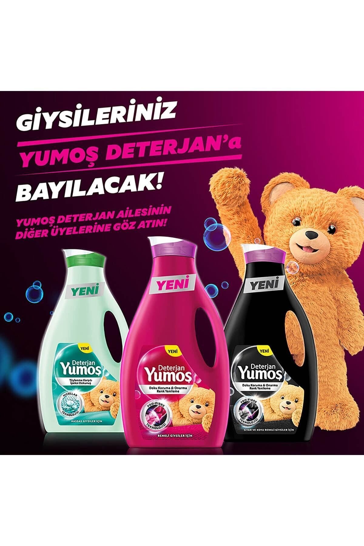 Yumoş Sıvı Deterjan Sıyah 2520 Ml