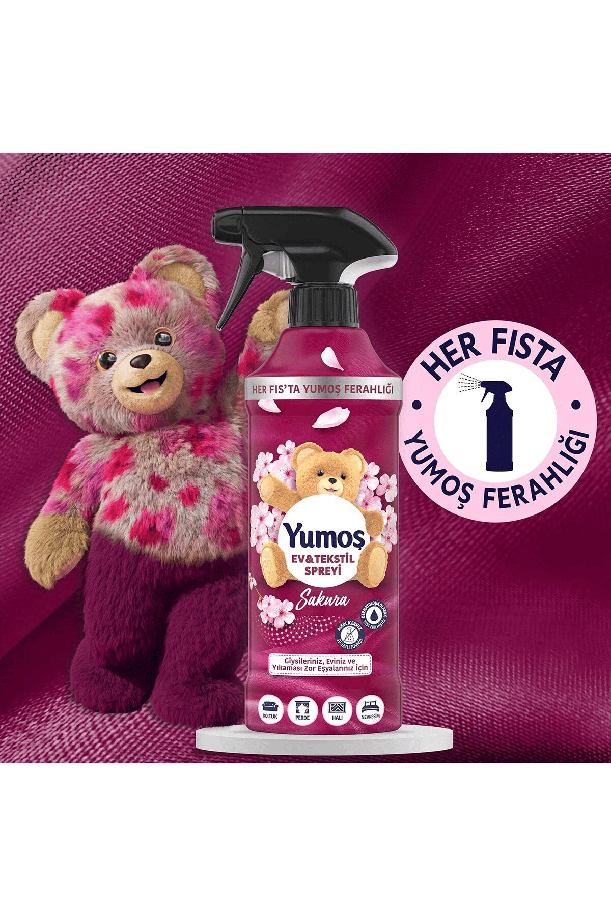 Yumoş Sprey Sakura 450 ml x2 Adet