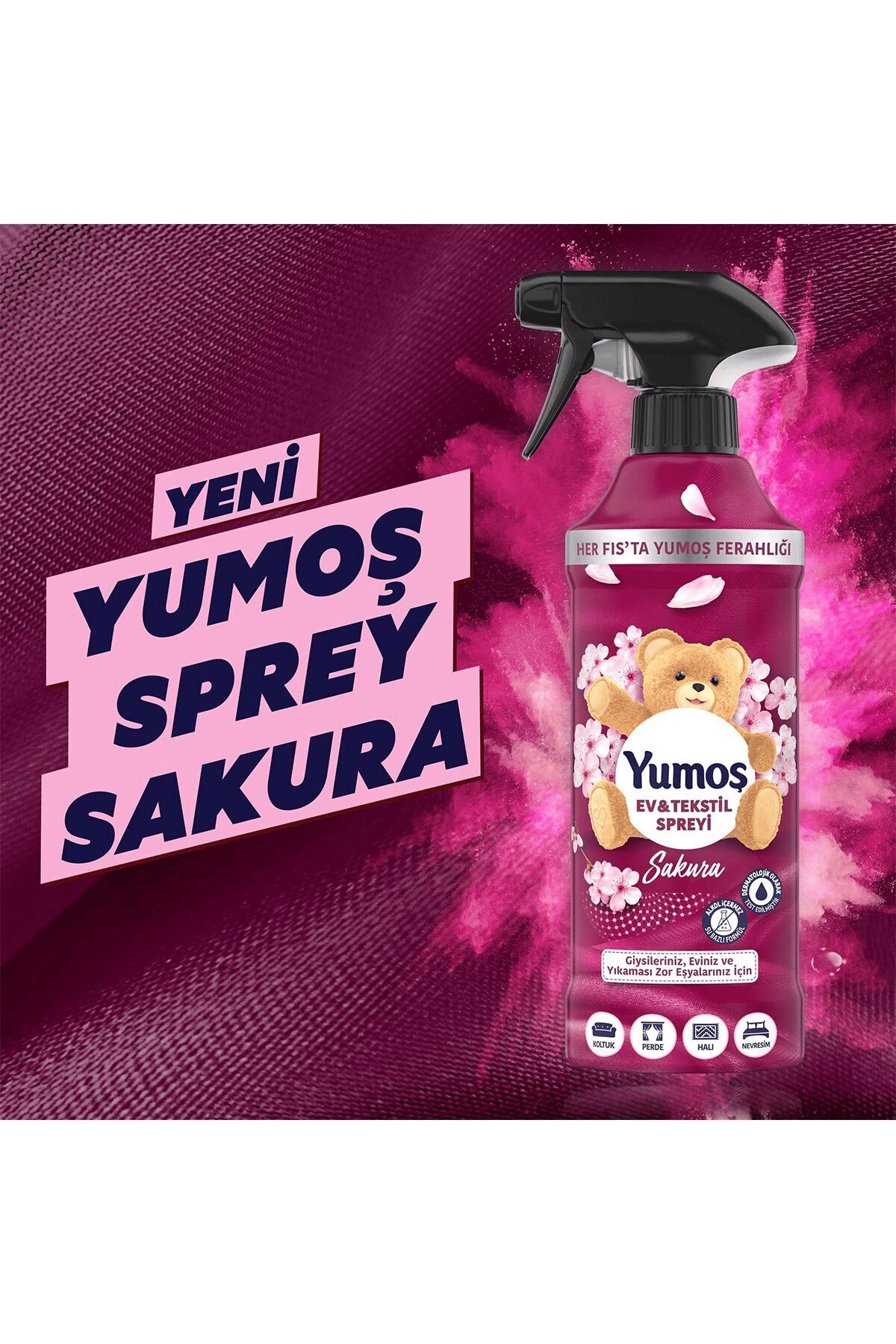 Yumoş Sprey Sakura 450 ml x2 Adet