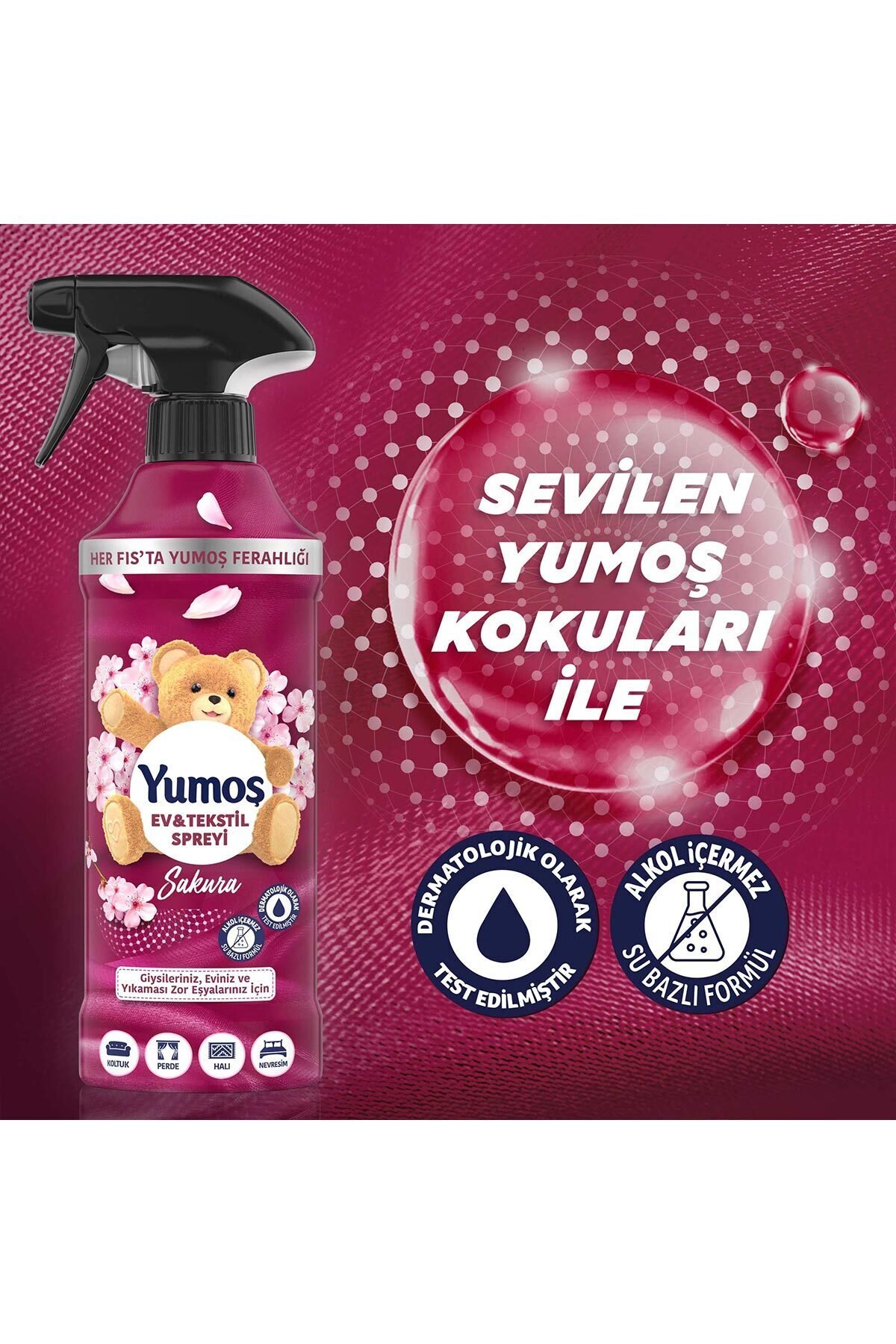 Yumoş Sprey Sakura 450 ml x2 Adet