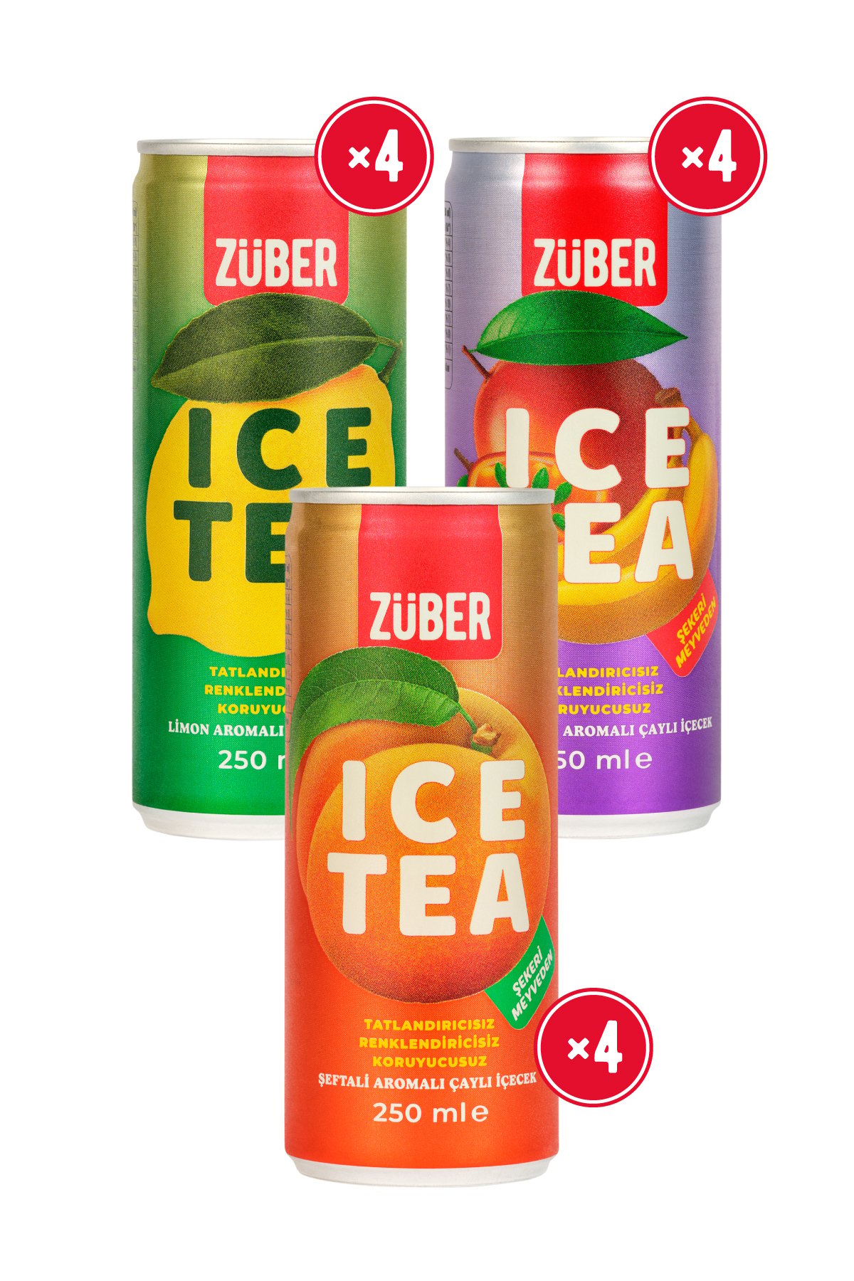 Züber Karma Ice Tea Paketi 250ml X 12 Adet