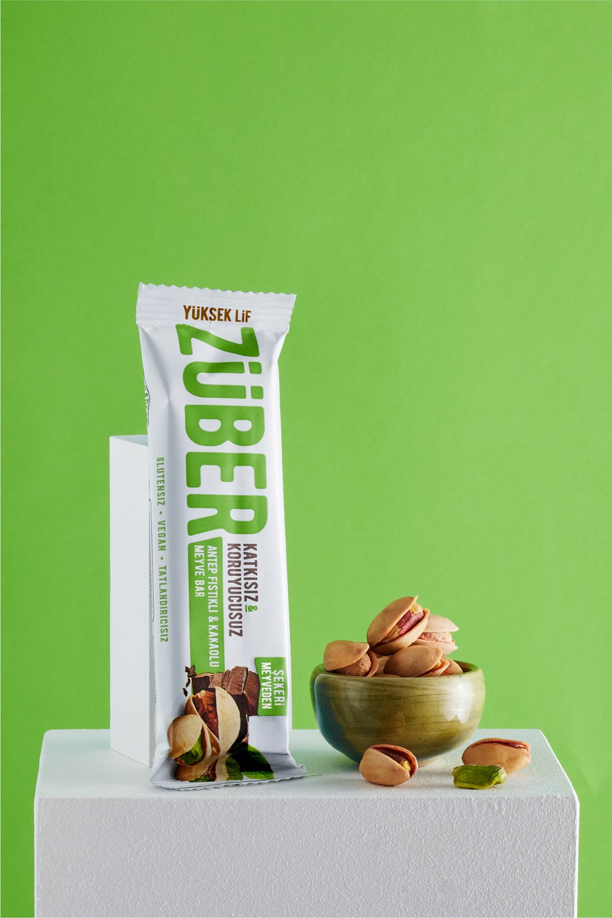 Züber Meyve Bar Antep Fıstıklı Ve Kakaolu 40g X 12 Adet