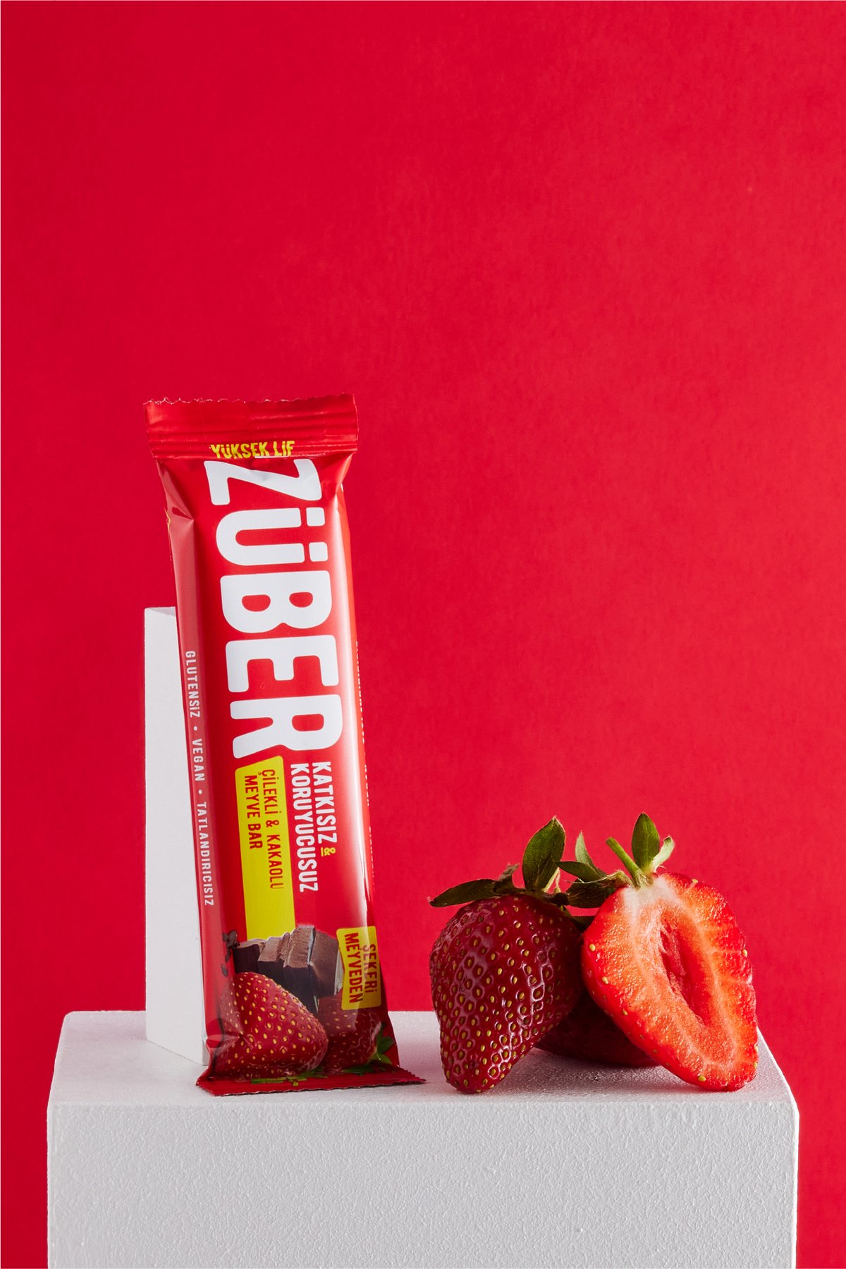 Züber Meyve Bar Çilekli Ve Kakaolu 40g X 12 Adet