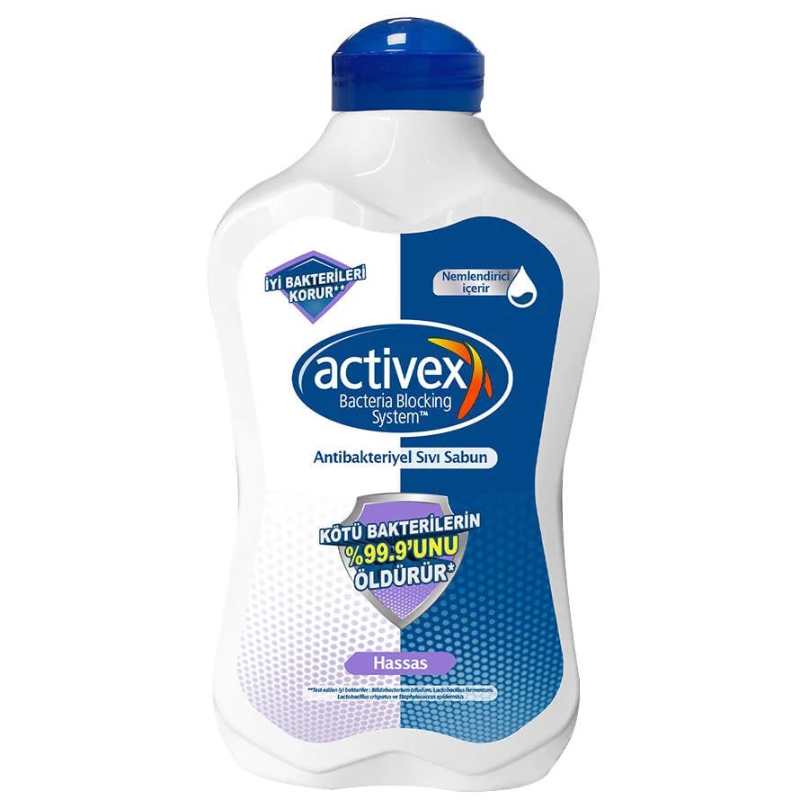Activex Antibakteriyel Sıvı Sabun Hassas 1 lt