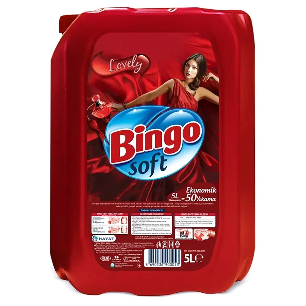 Bingo Soft Lovely Çamaşır Yumuşatıcısı 5 l
