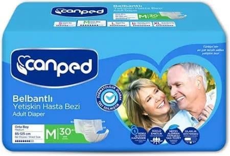 Canped-Belbantlı Tekstil Yüzeyli Hasta Bezi Orta (m) 30'lu