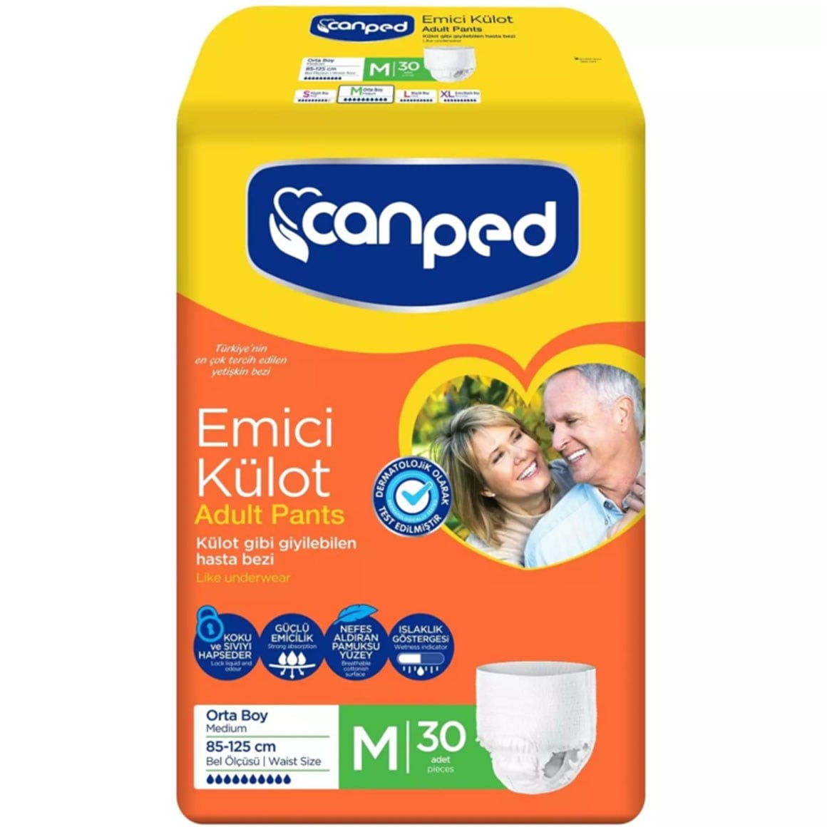 Canped Emici Külot Orta Boy Medium 30 Adet