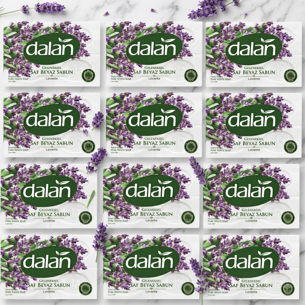 Dalan Banyo Sabunu Beyaz Lavanta 4 x 150 G – 12 Adet