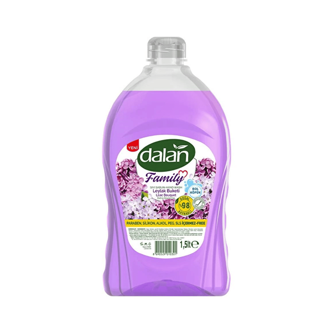 Dalan Family Sıvı Sabun Leylak 1,5 L