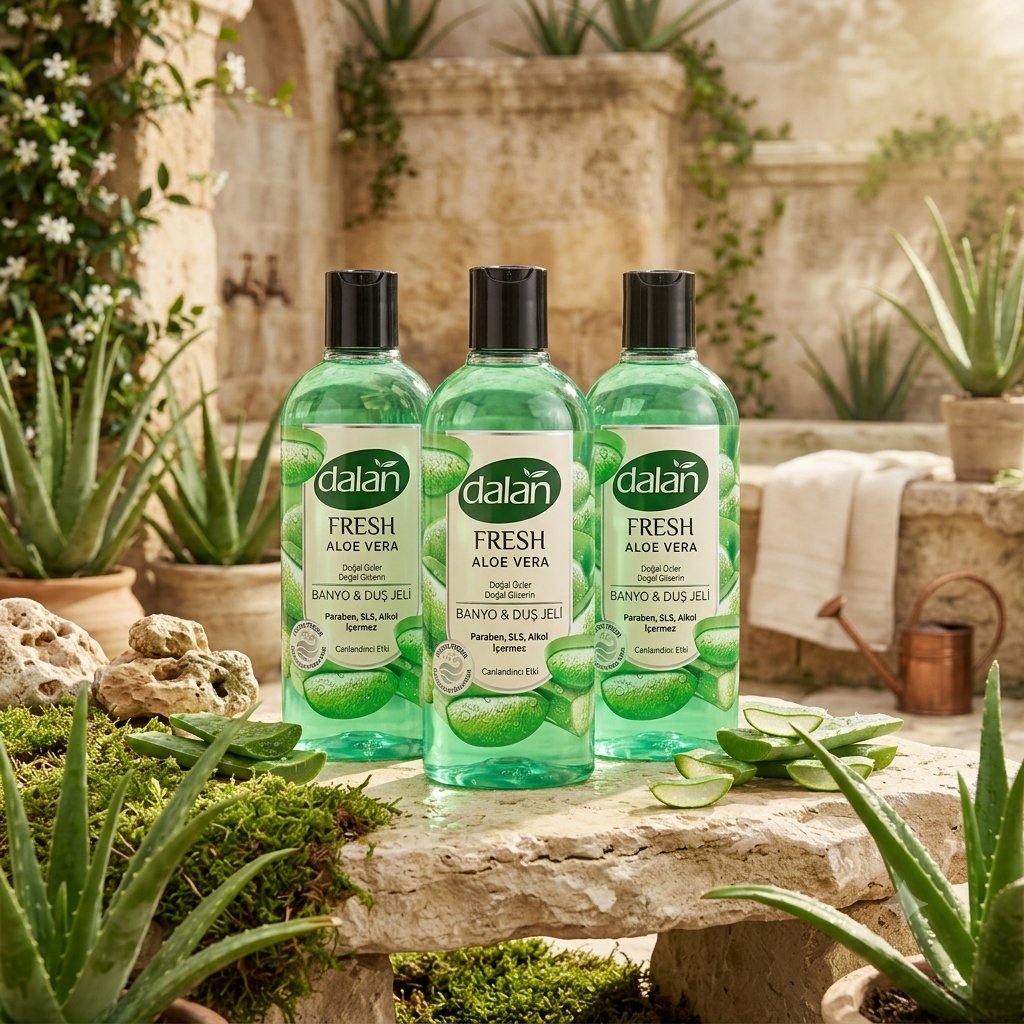 Dalan Fresh Aloe Vera Duş Jeli 500 ml x 3 Adet