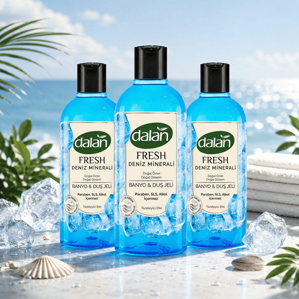 Dalan Fresh Deniz Minerali Duş Jeli 500 ml x 3 Adet