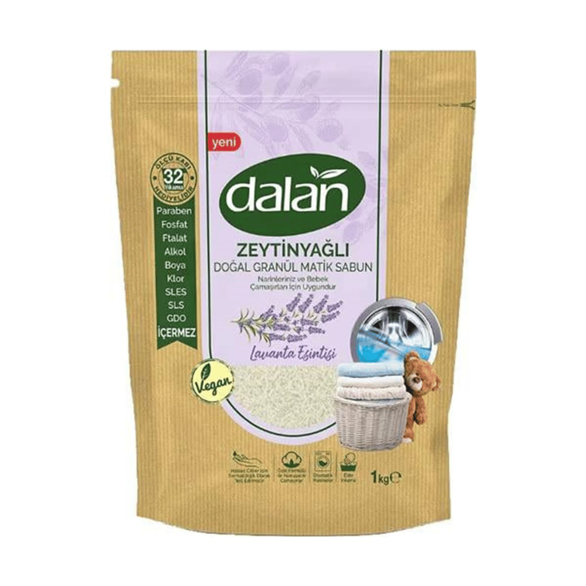 Dalan Granül Sabun Zeytinyağlı Lavanta Esintisi Doğal  1000 gr