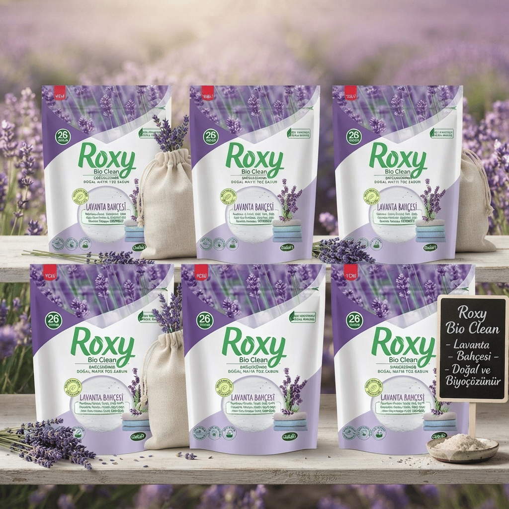 Dalan Roxy Bio Clean Doğal Matik Toz Sabun ''lavanta Bahçesi'' 4800 gr 800 gr x 6 adet