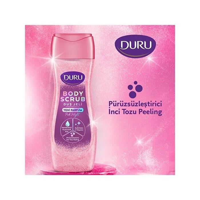 Duru Duş Jeli Body Scrub Pink Delight 450 ml 