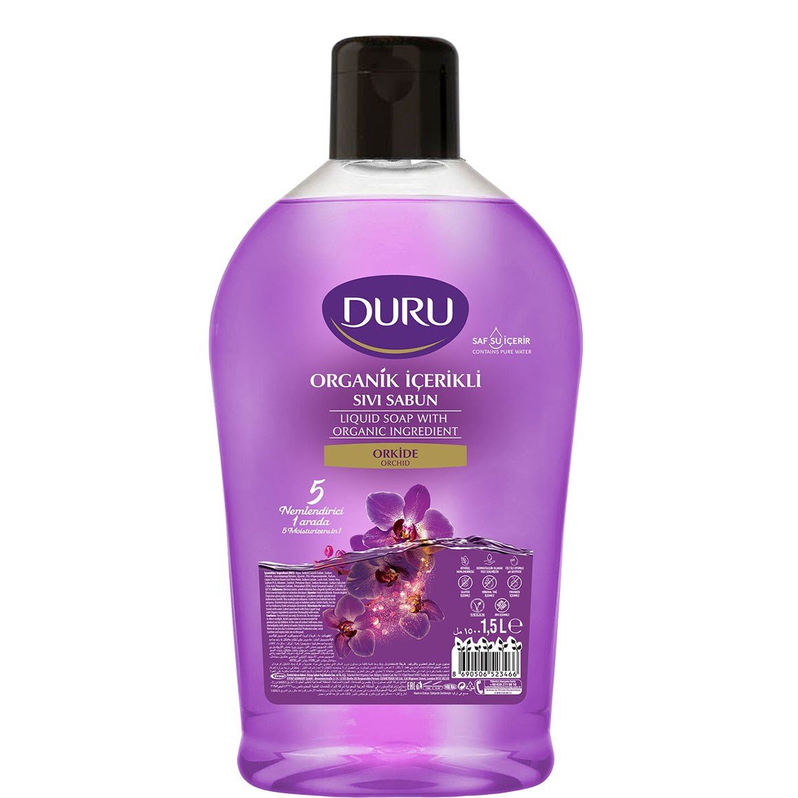 Duru Organik İçerikli Orkide Sıvı Sabun 1,5Lt