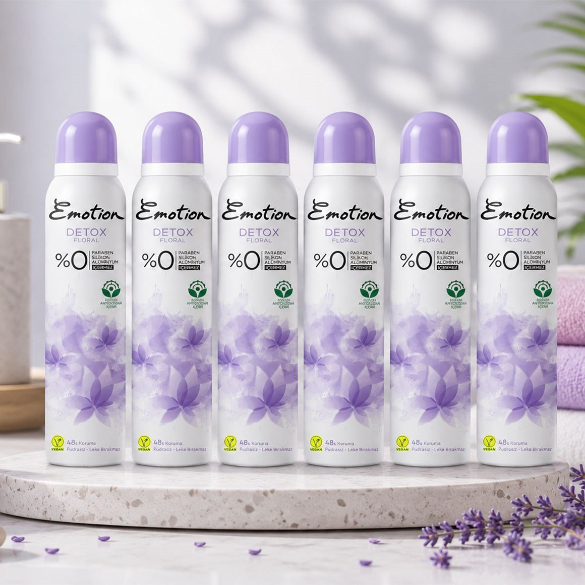 Emotion Deodorant Detox Floral 200 ml 6 adet