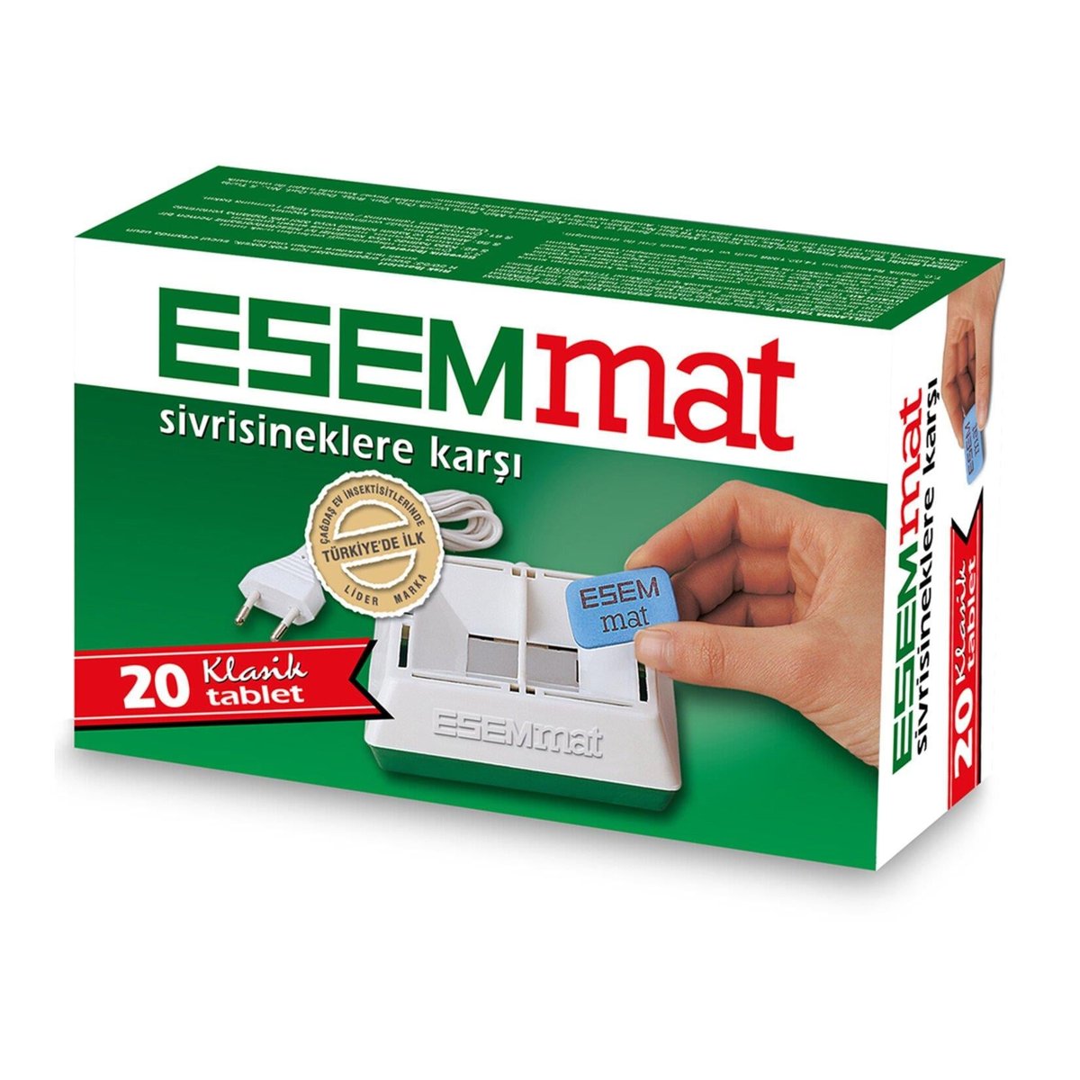 Esemmat Sivrisineklere Karşı Klasik Tablet 20'li