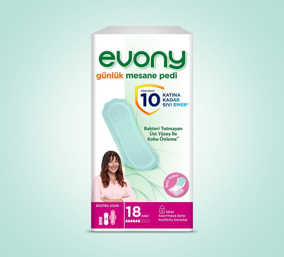 Evony Mesane Pedi Günlük Ekstra Uzun 144'lü ( 18'li 8 Paket)