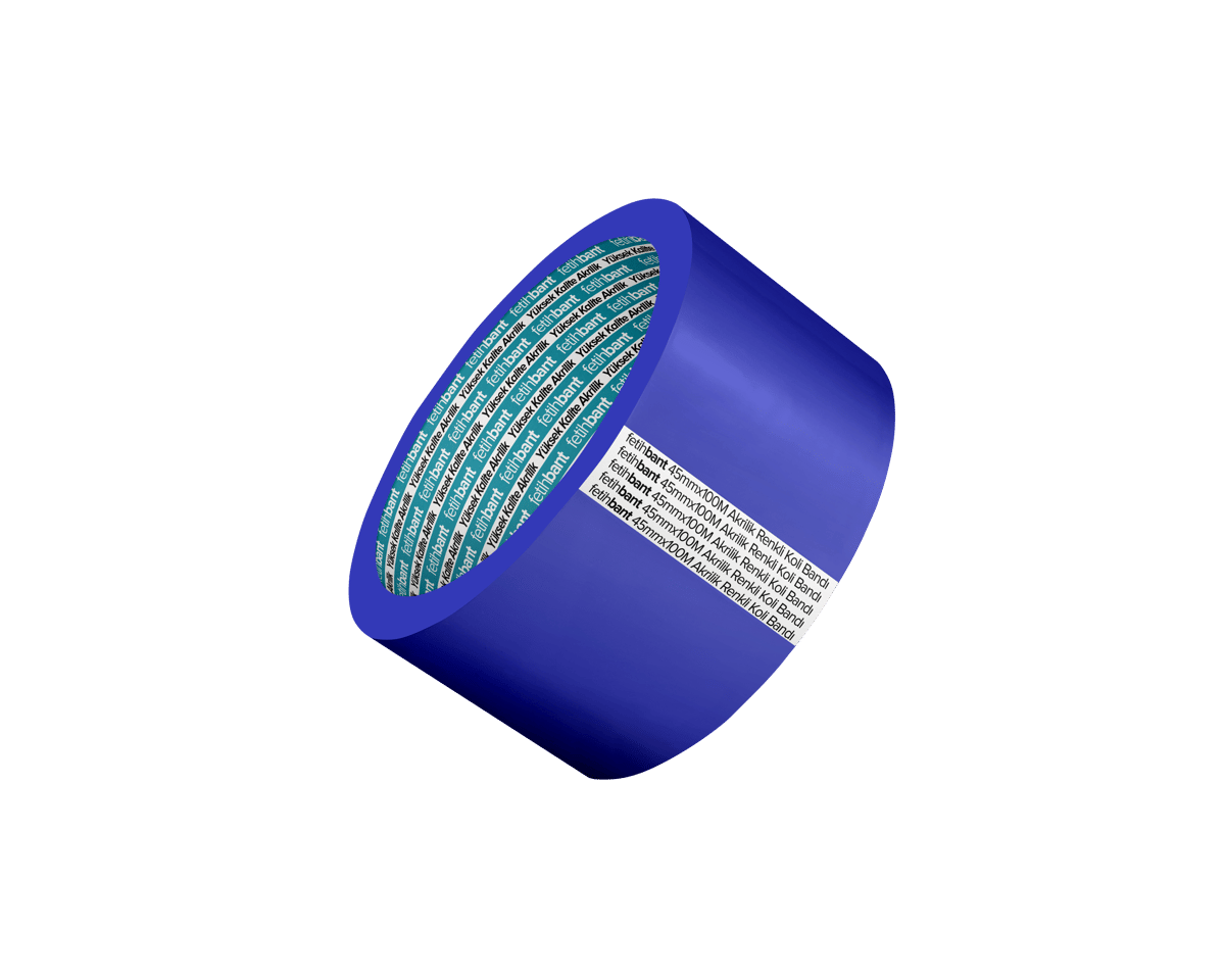 Fetihbant Akrilik Koli Bandı 45 mm x 100 m Mavi