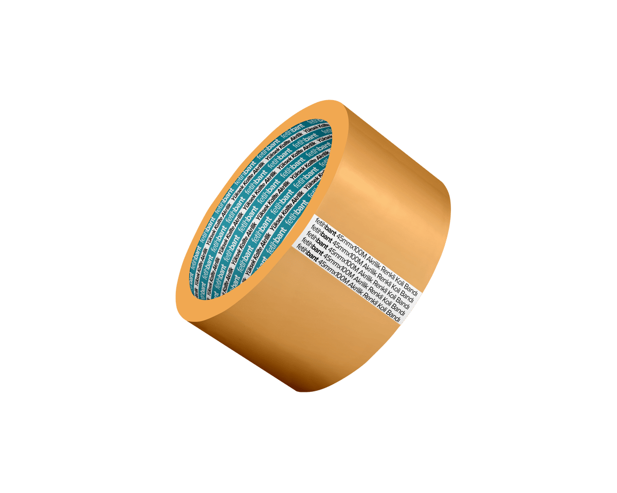 Fetihbant Akrilik Koli Bandı 45 mm x 100 m Turuncu