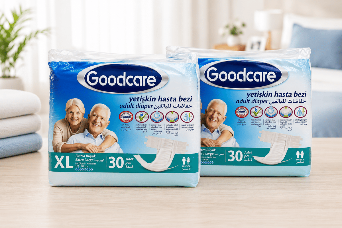 Goodcare Belbantlı Ekstra Büyük Boy XL 60'lı Hasta Bezi (30'lu x 2 Paket)