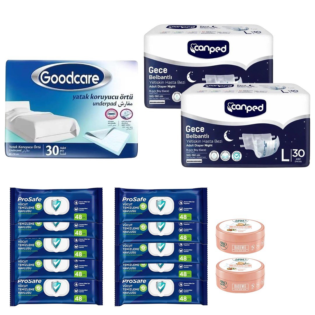Goodcare, Canped ve Arko Gece Hasta Bakım ve Hijyen Avantaj Seti - 7 
