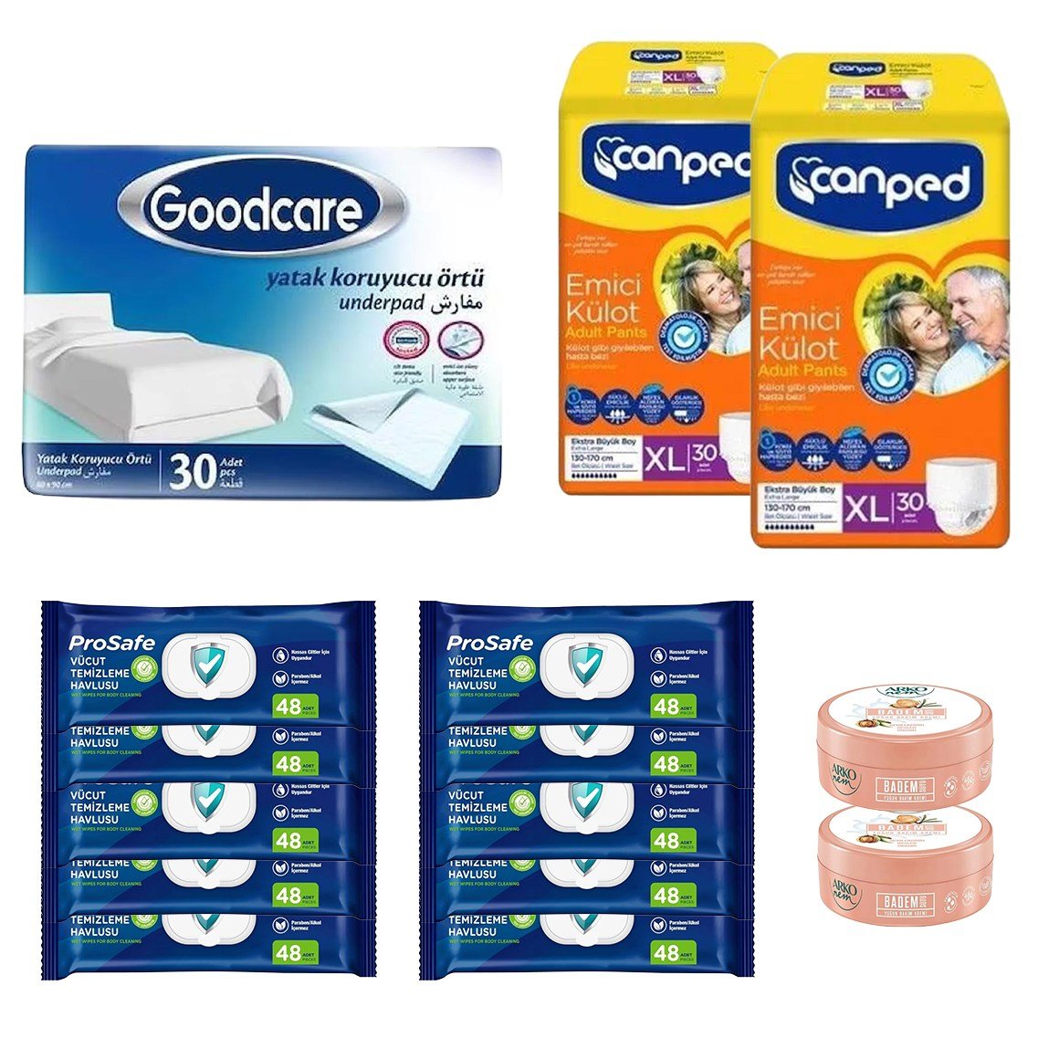 Goodcare, Canped ve Arko Hasta Bakım, Hijyen ve Nemlendirme Seti -3