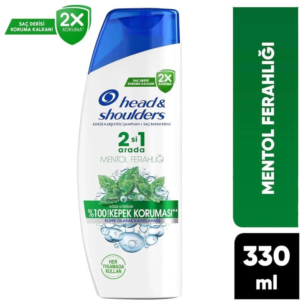 Head And Shoulders Şampuan Mentol Ferahlığı 2in1 330 ml