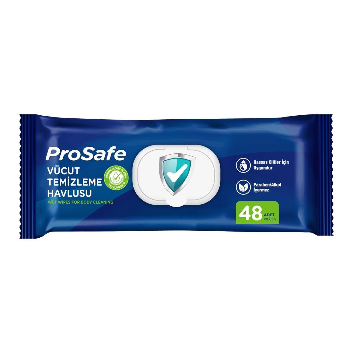 Prosafe Vücut Temizleme Havlusu 1 Paket (48 Yaprak) 