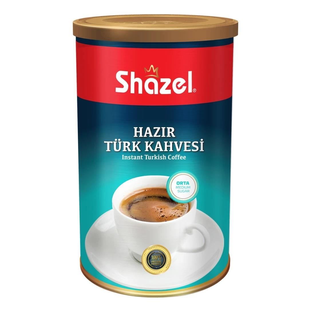 Shazel Hazır Türk Kahvesi Orta - Teneke - 250 gr.