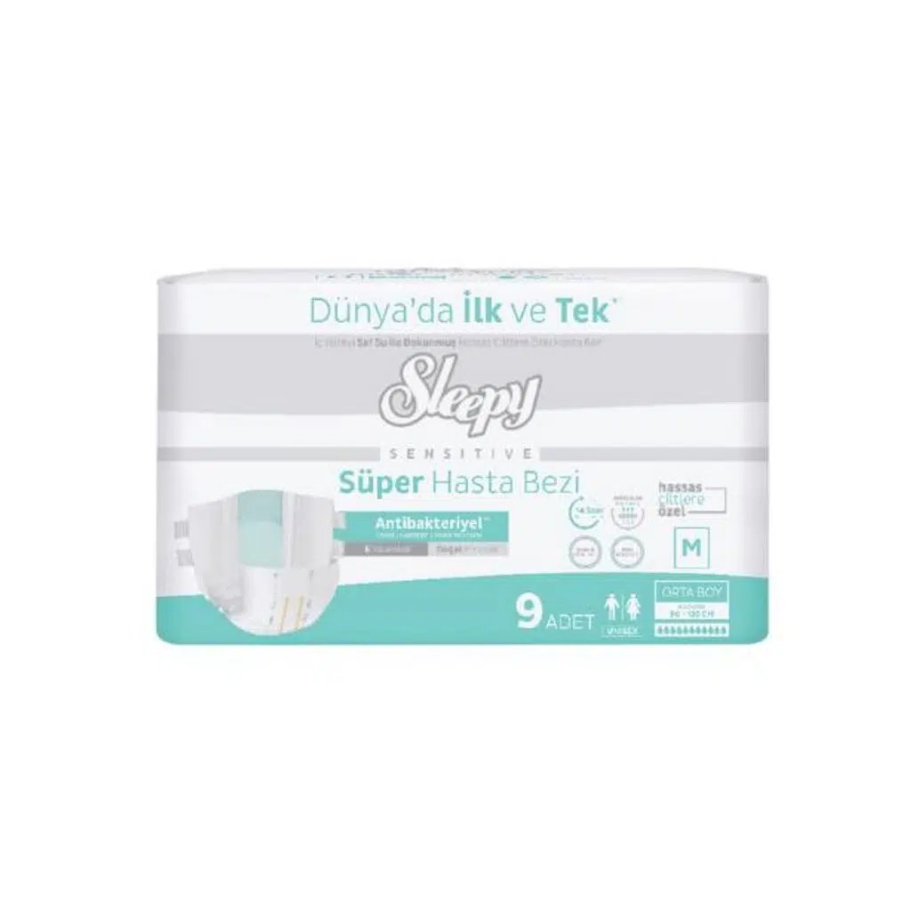 Sleepy Sensitive Süper Emici Külot Bez M 9 Adet